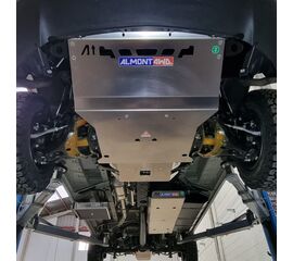 Mercedes Benz Sprinter 907/VS30 4Matic (Okt. 2022+ ) 8 mm Aluminium Unterfahrschutz für Motor, Kühler, Frontdifferential und Lenkgetriebe