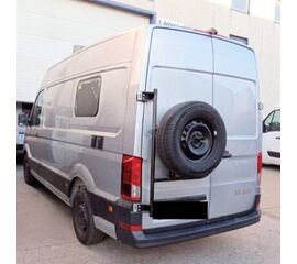 MAN TGE / VW Crafter +2017 Reserveradhalterung verstellbar für 180 Grad Scharnier