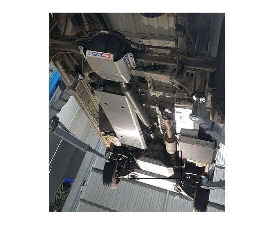 Mercedes Sprinter 906 & 907 4x4 Unterfahrschutz Getriebe und Verteilergetriebe Alu 8 mm